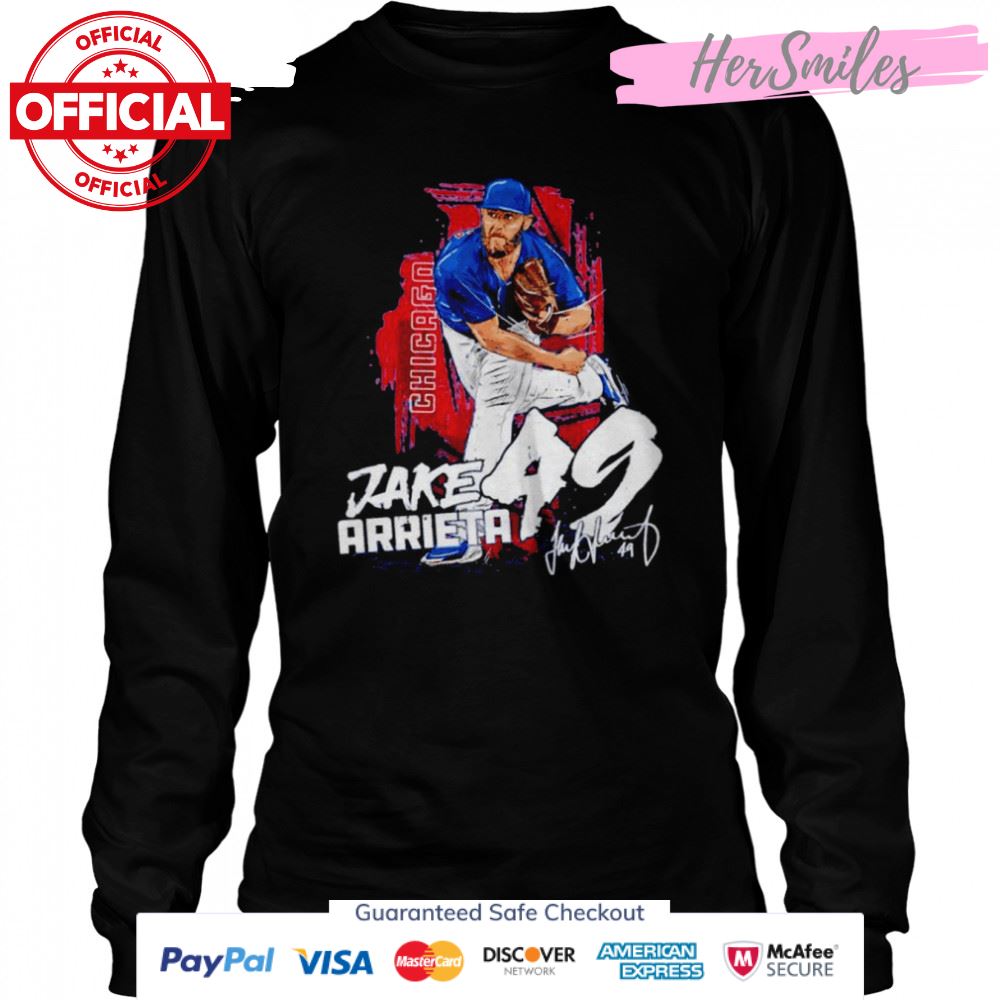 Chicago Cubs Jake Arrieta signature shirt Chicago Cubs Jake Arrieta signature shirt