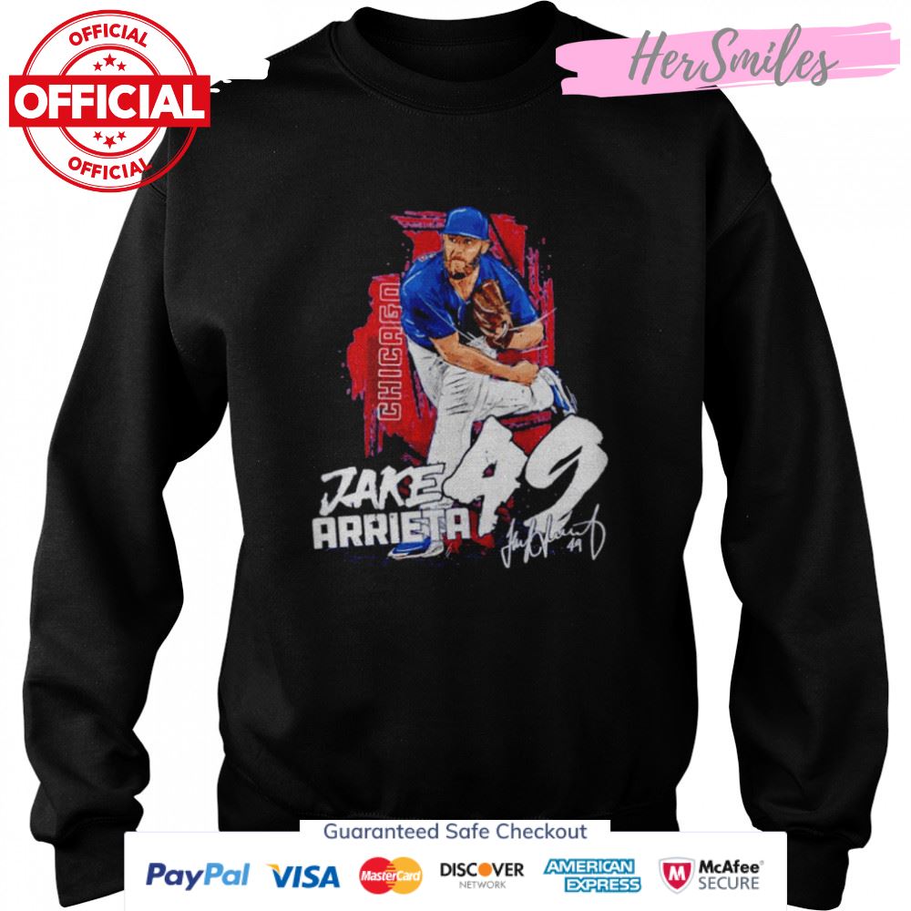 Chicago Cubs Jake Arrieta signature shirt Chicago Cubs Jake Arrieta signature shirt