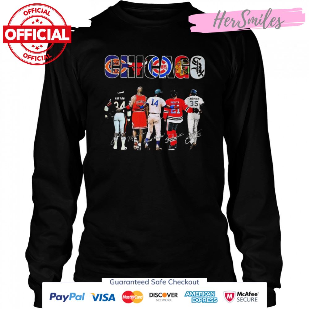 Chicago Sports Team Payton and Jordan and Mikita and Thomas Signatures 2022 Shirt Chicago Sports Team Payton and Jordan and Mikita and Thomas Signatures 2022 Shirt