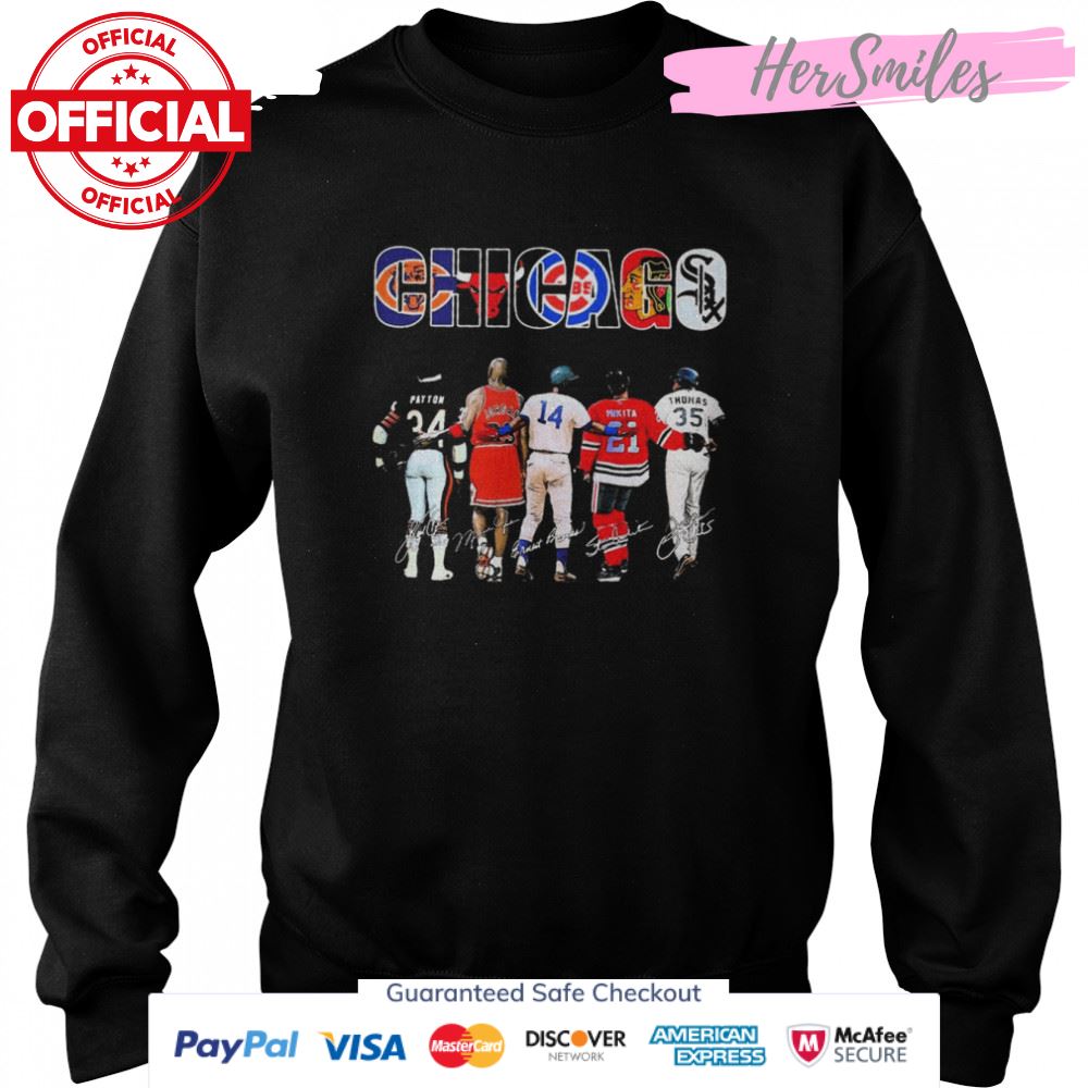 Chicago Sports Team Payton and Jordan and Mikita and Thomas Signatures 2022 Shirt Chicago Sports Team Payton and Jordan and Mikita and Thomas Signatures 2022 Shirt
