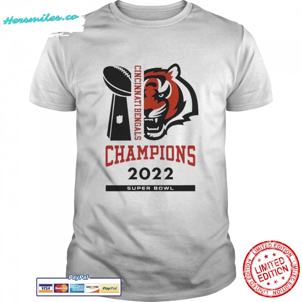Cincinnati Bengals Champions 2022 Super Bowl Logo Shirt