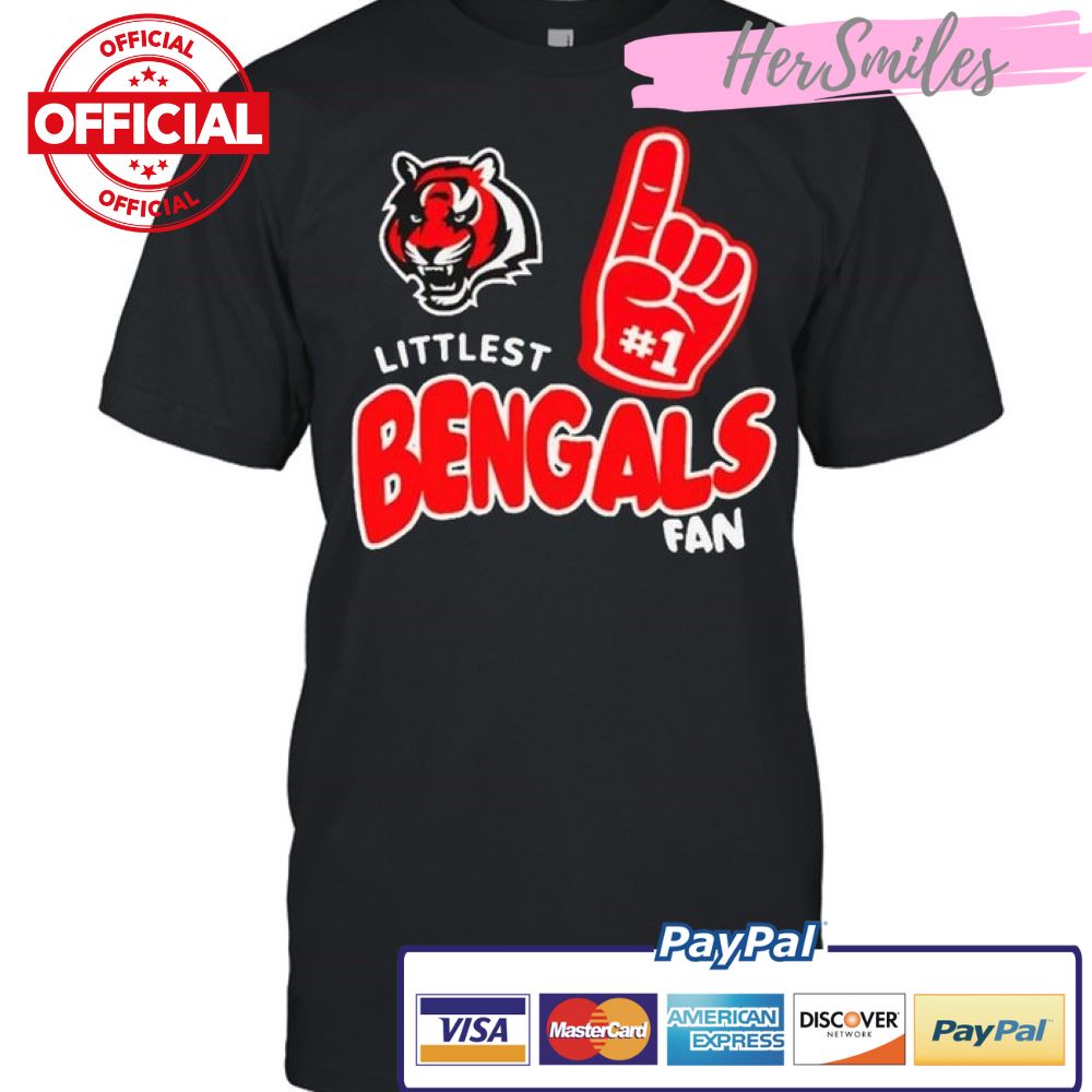 Cincinnati Bengals infant littlest fan shirt