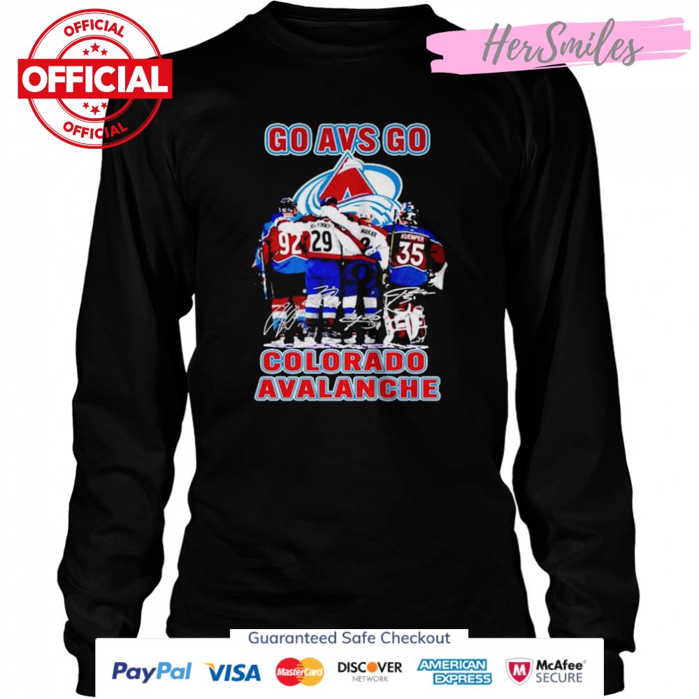 Colorado Avalanche Go AVS Go signatures shirt Colorado Avalanche Go AVS Go signatures shirt