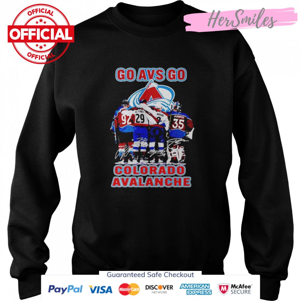 Colorado Avalanche Go AVS Go signatures shirt Colorado Avalanche Go AVS Go signatures shirt