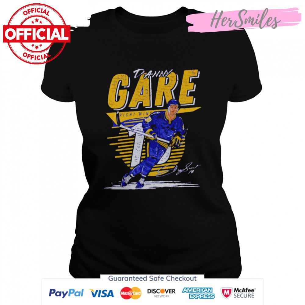 Danny Gare Buffalo Sabres comet signature shirt