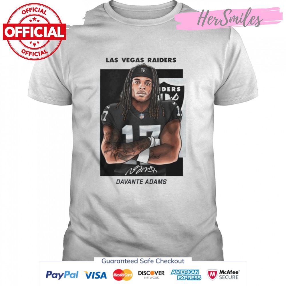 Davante Adams Las Vegas Raiders signature shirt