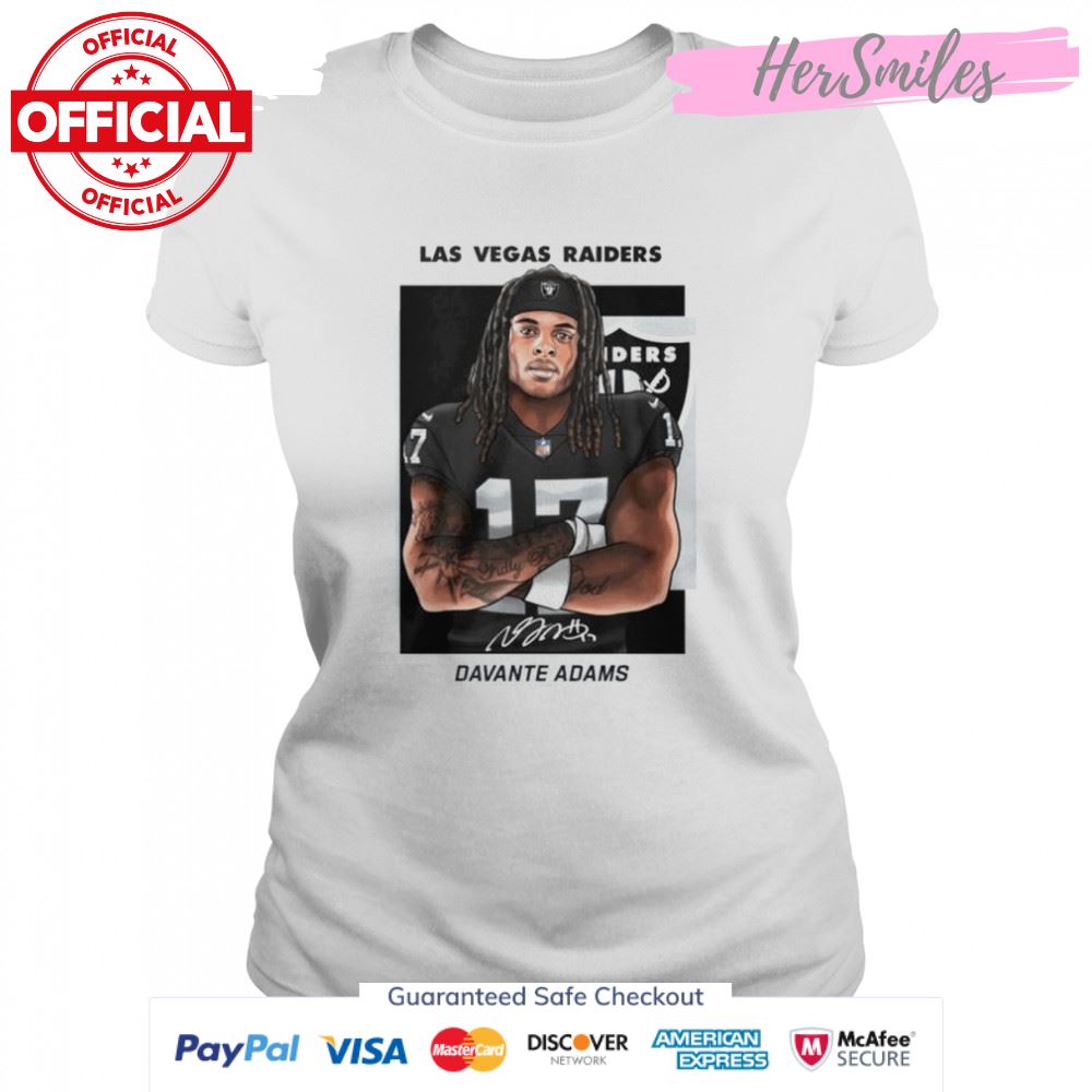 Davante Adams Las Vegas Raiders signature shirt