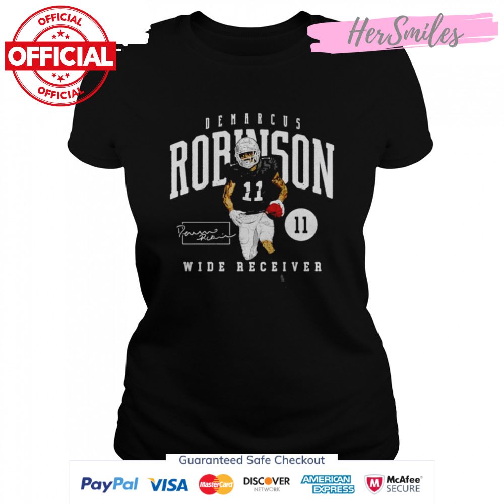 Demarcus Robinson Las Vegas Raiders Arch signature shirt