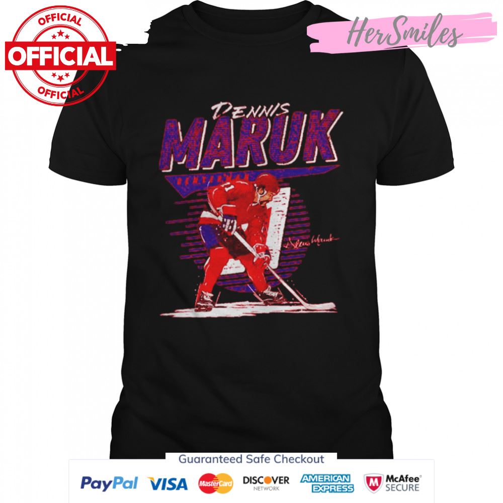 Dennis Maruk Washington Hockey Signatures Shirt