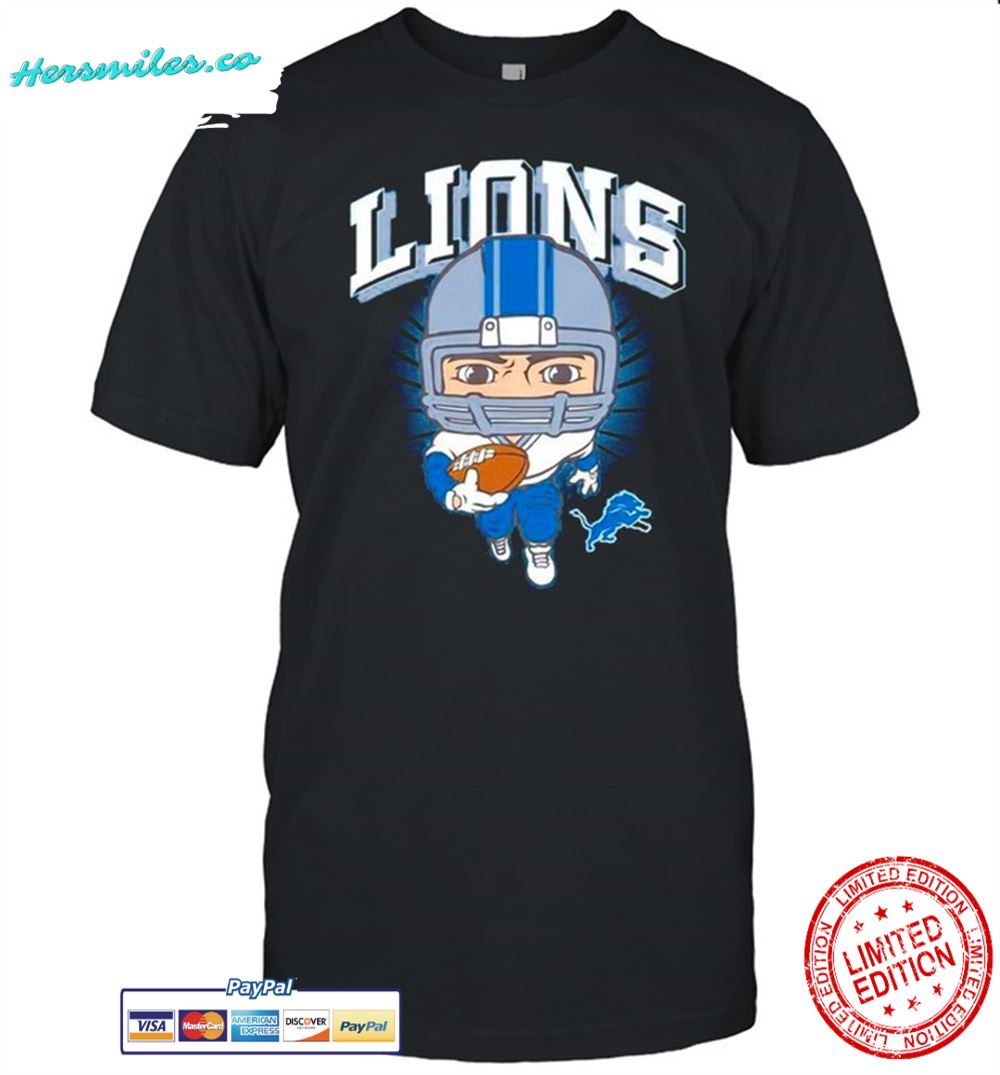 Detroit Lions preschool gummy player shirt