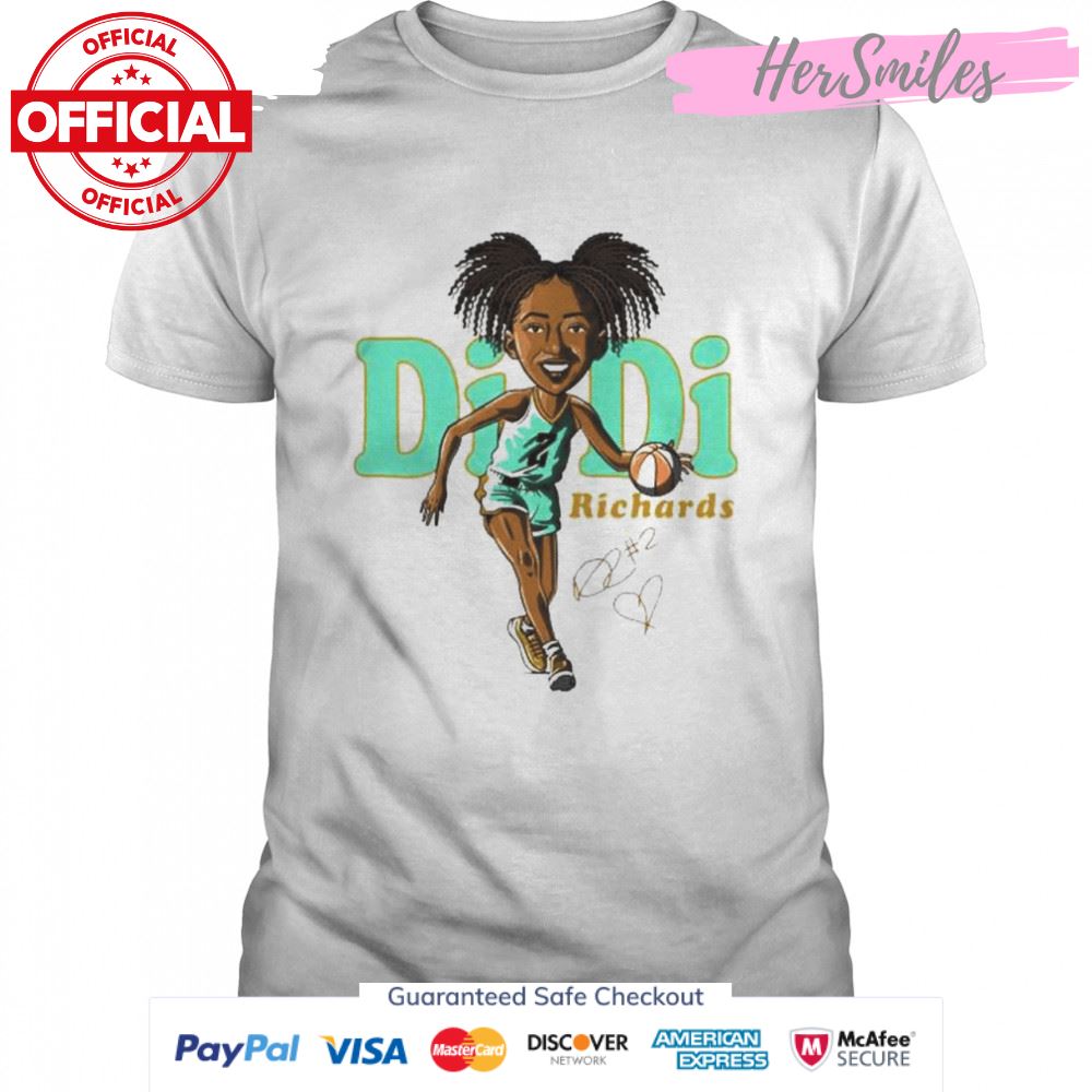 didi Richards cartoon signature shirt