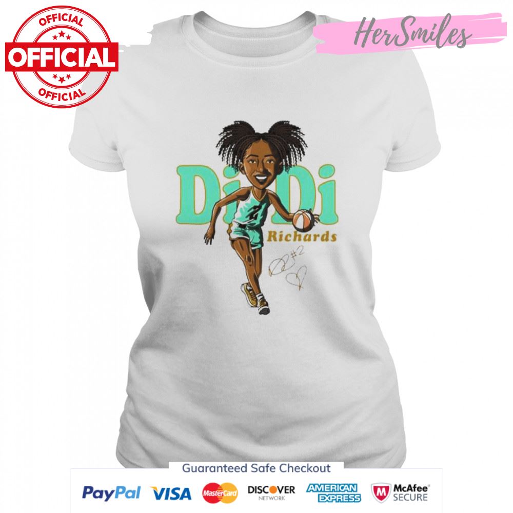 didi Richards cartoon signature shirt