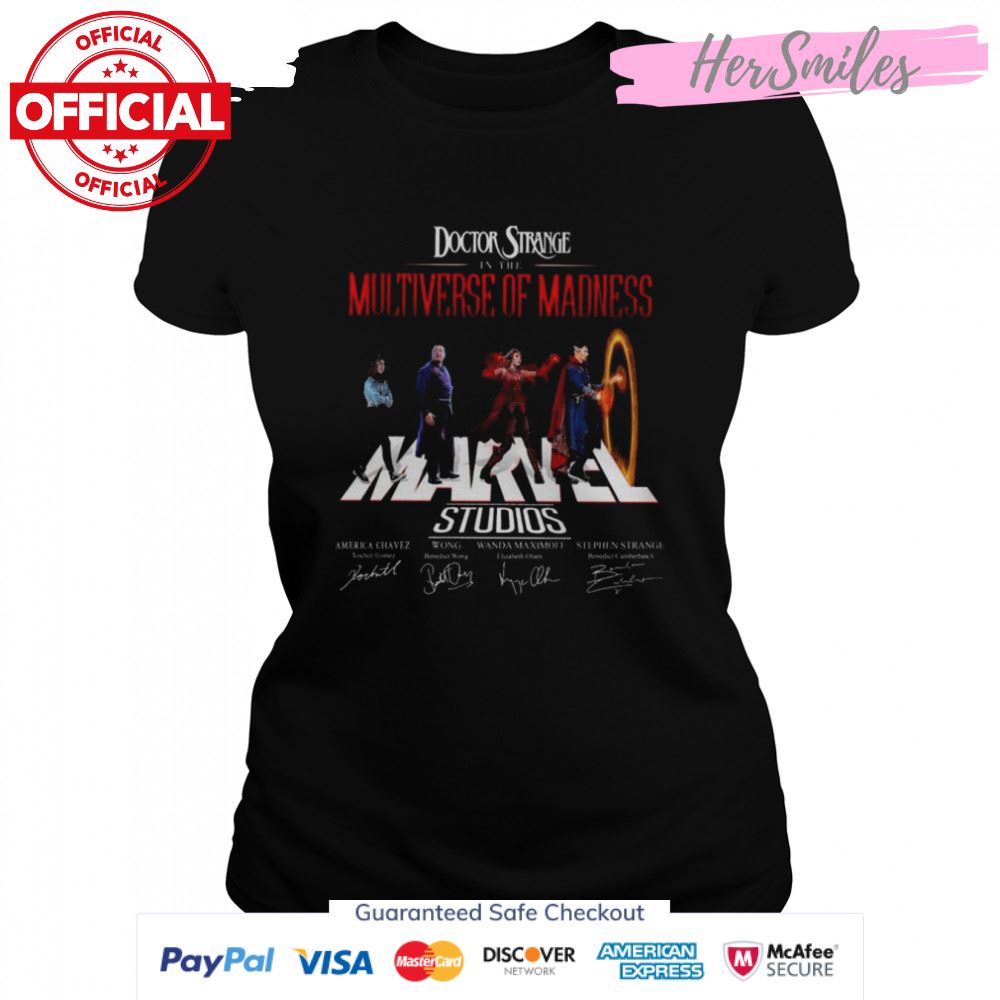 Doctor Strange in the Multiverse Of Madness Marvel Studios abbey road signatures shirt