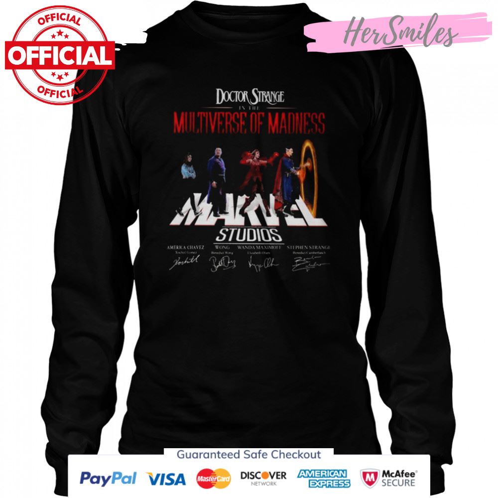 Doctor Strange in the Multiverse Of Madness Marvel Studios abbey road signatures shirt Doctor Strange in the Multiverse Of Madness Marvel Studios abbey road signatures shirt