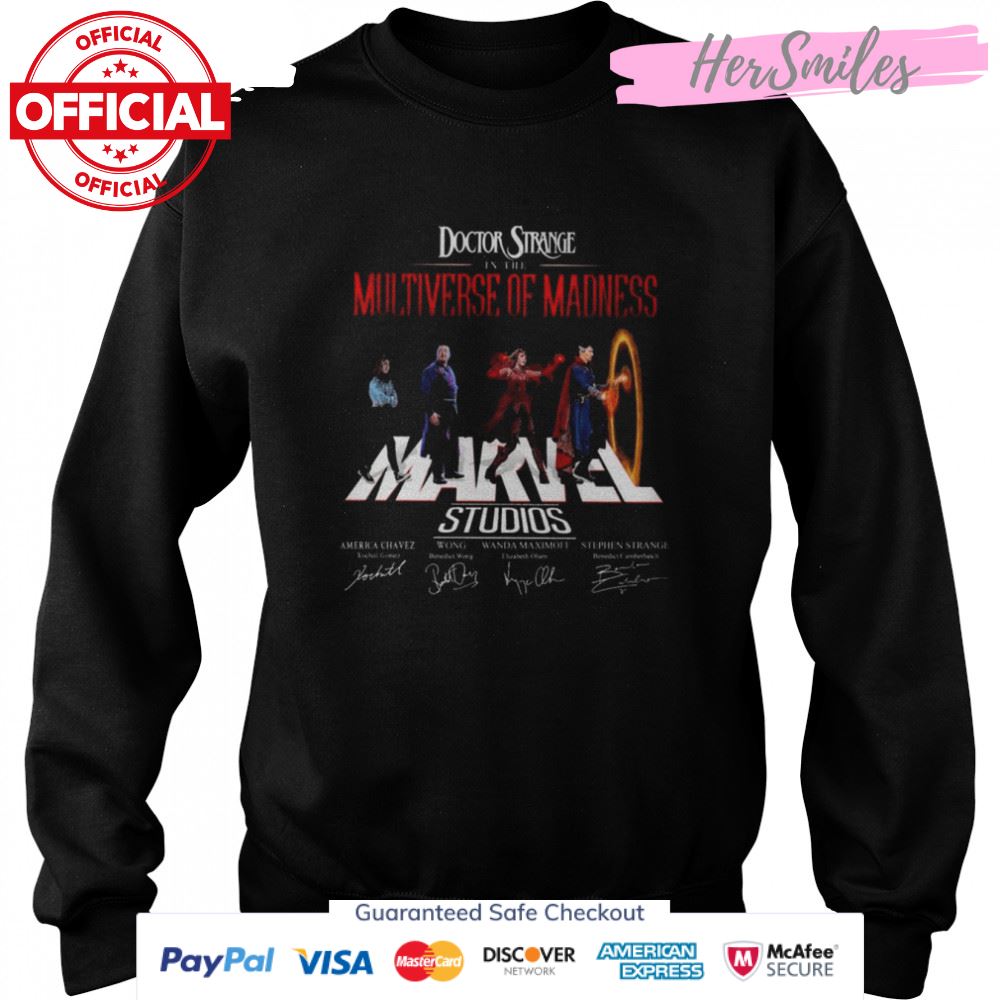 Doctor Strange in the Multiverse Of Madness Marvel Studios abbey road signatures shirt Doctor Strange in the Multiverse Of Madness Marvel Studios abbey road signatures shirt