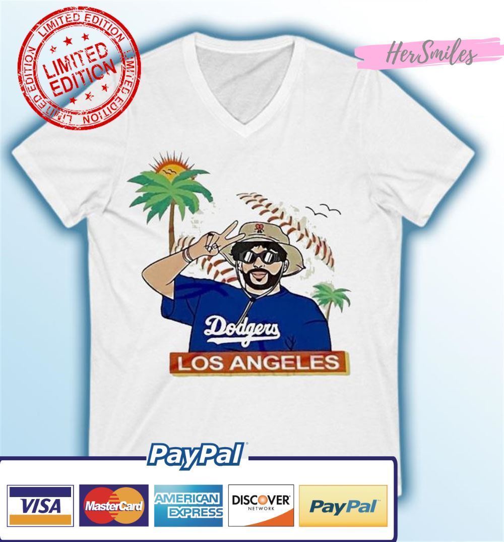 Dodgers Los Angeles Bad Bunny Verano Sin Ti Graphic T-Shirt