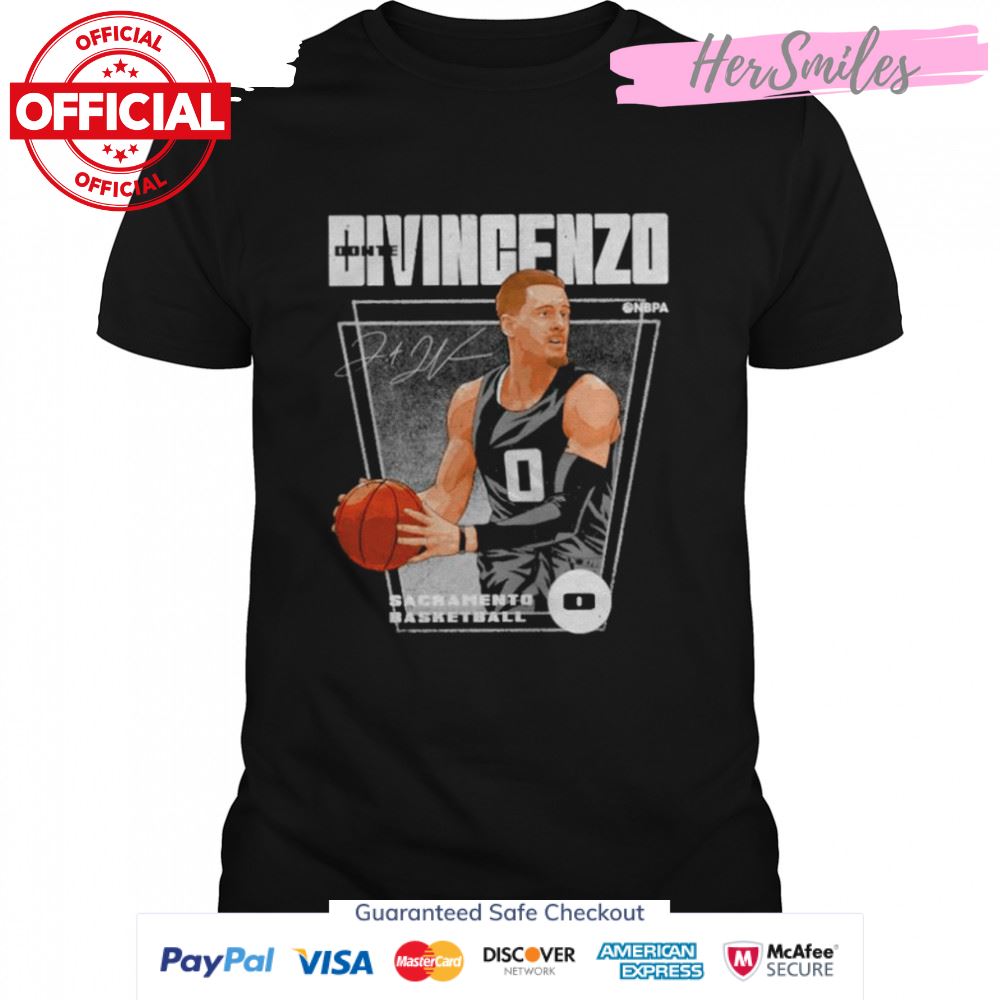 Donte DiVincenzo Sacramento Kings premier signature shirt