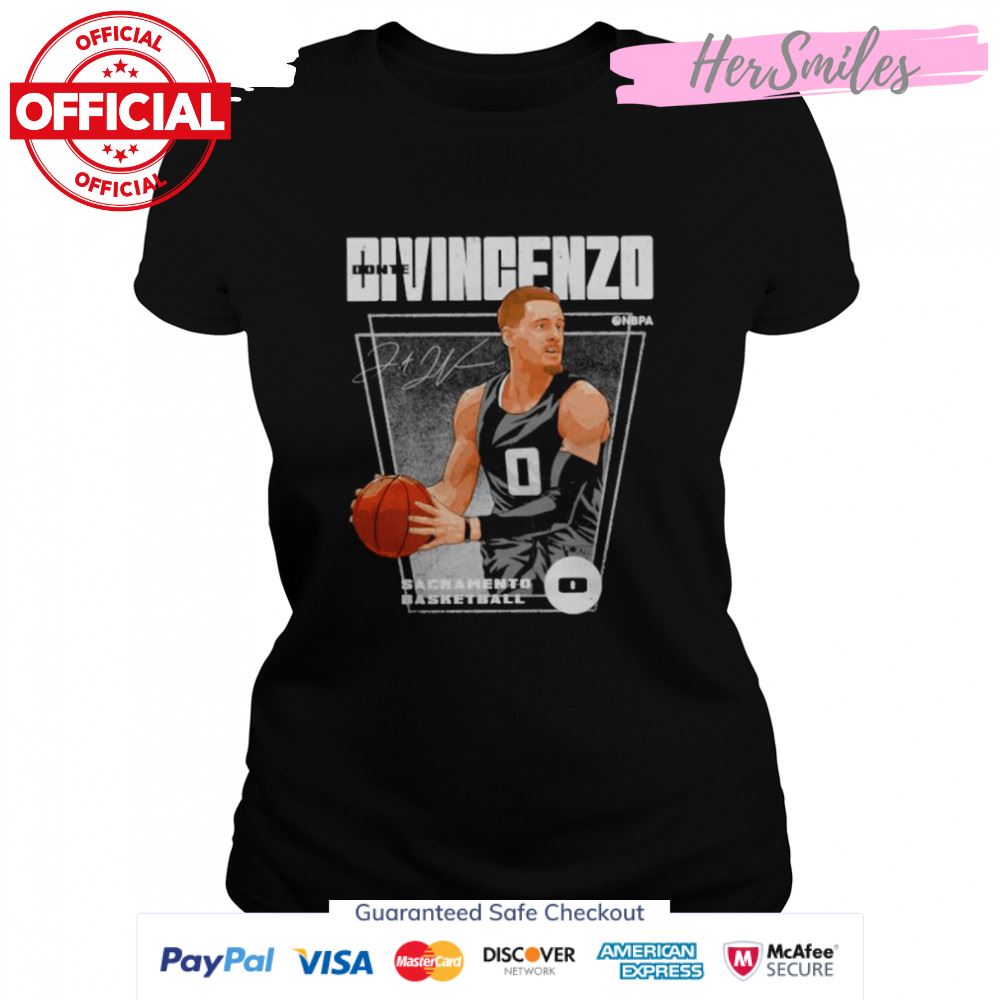 Donte DiVincenzo Sacramento Kings premier signature shirt