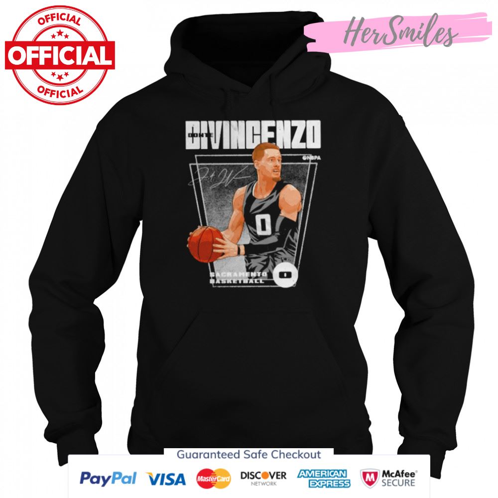 Donte DiVincenzo Sacramento Kings premier signature shirt Donte DiVincenzo Sacramento Kings premier signature shirt