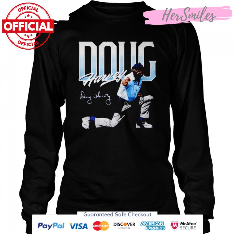 Doug Harvey Umpire Pose signature shirt Doug Harvey Umpire Pose signature shirt