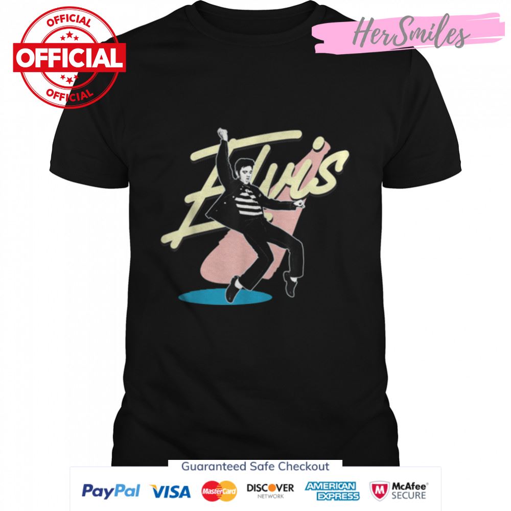 Elvis Presley Official Signature Dance T-Shirt B09RZQ9HYX