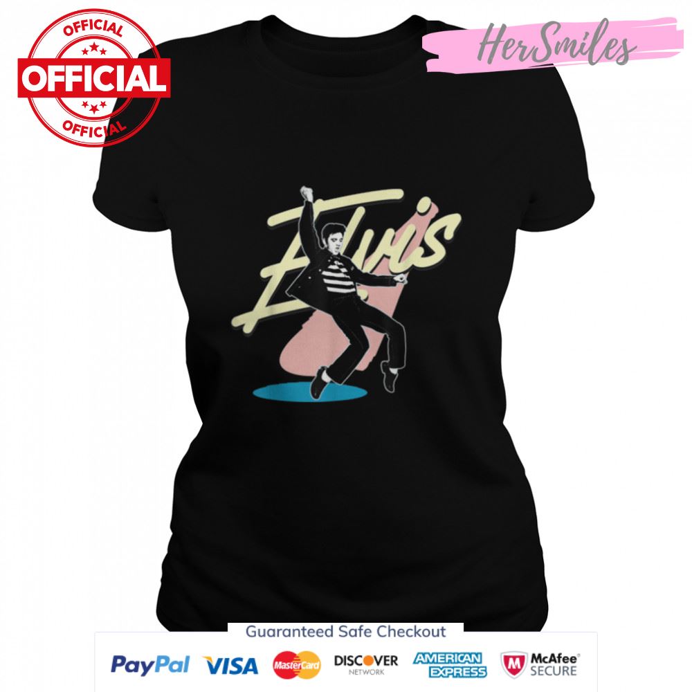 Elvis Presley Official Signature Dance T-Shirt B09RZQ9HYX