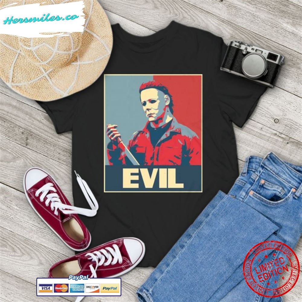 Evil Michael Horror Character Halloween Hope Vintage T-Shirt