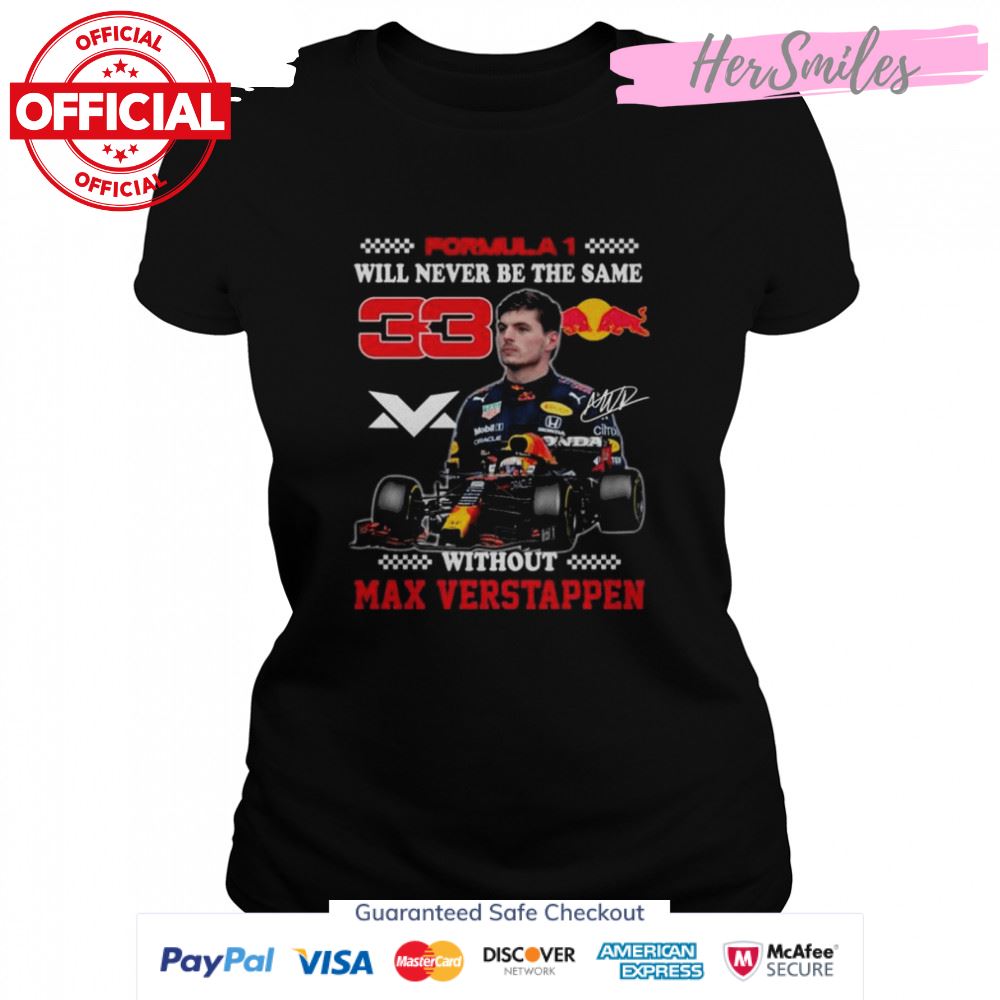 Formula 1 will never be the same without Max Verstappen signature shirt