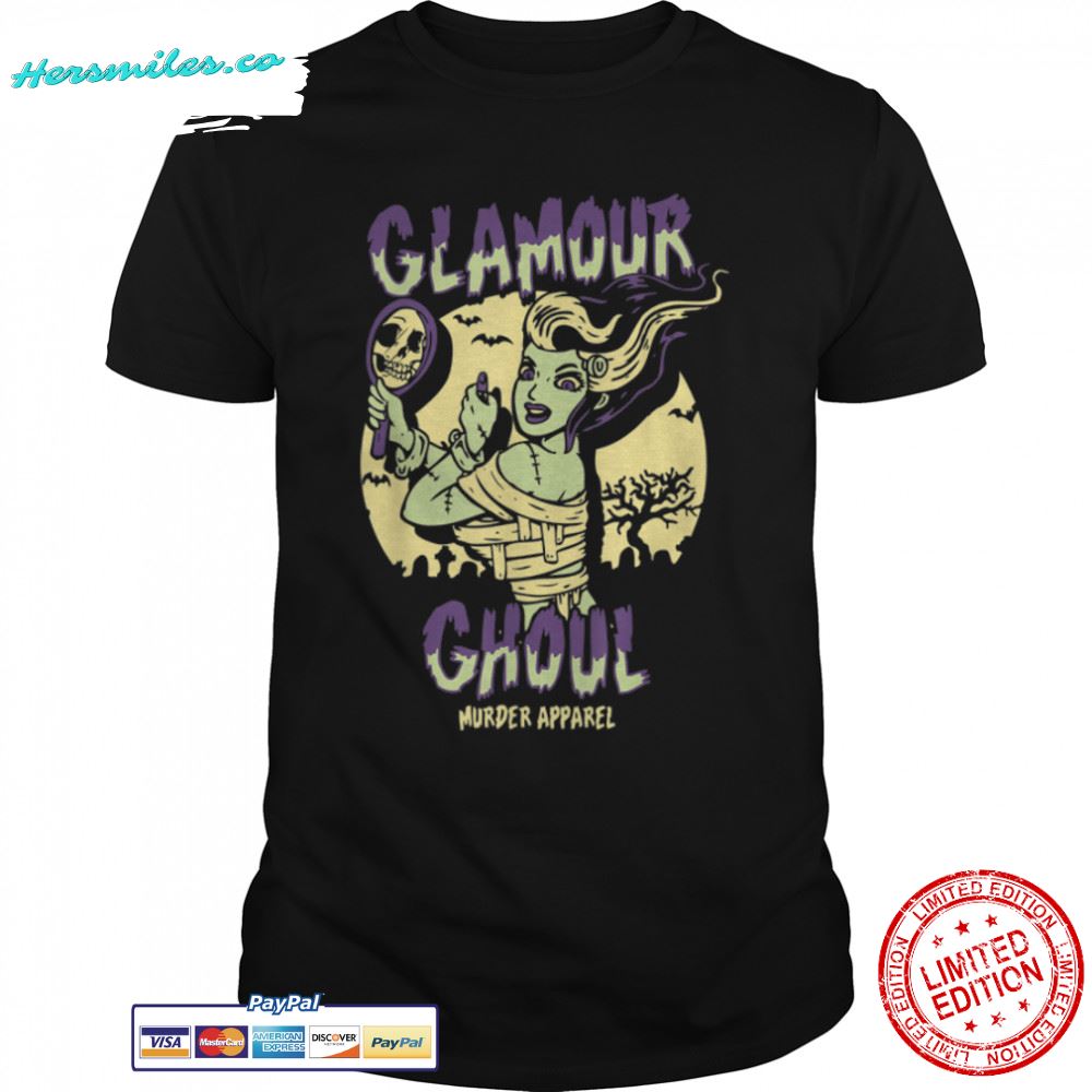 Glamour Ghoul Vintage Halloween Monster T-Shirt