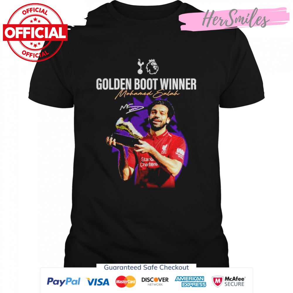 Golden Boot Winner Mohamed Salah signature shirt