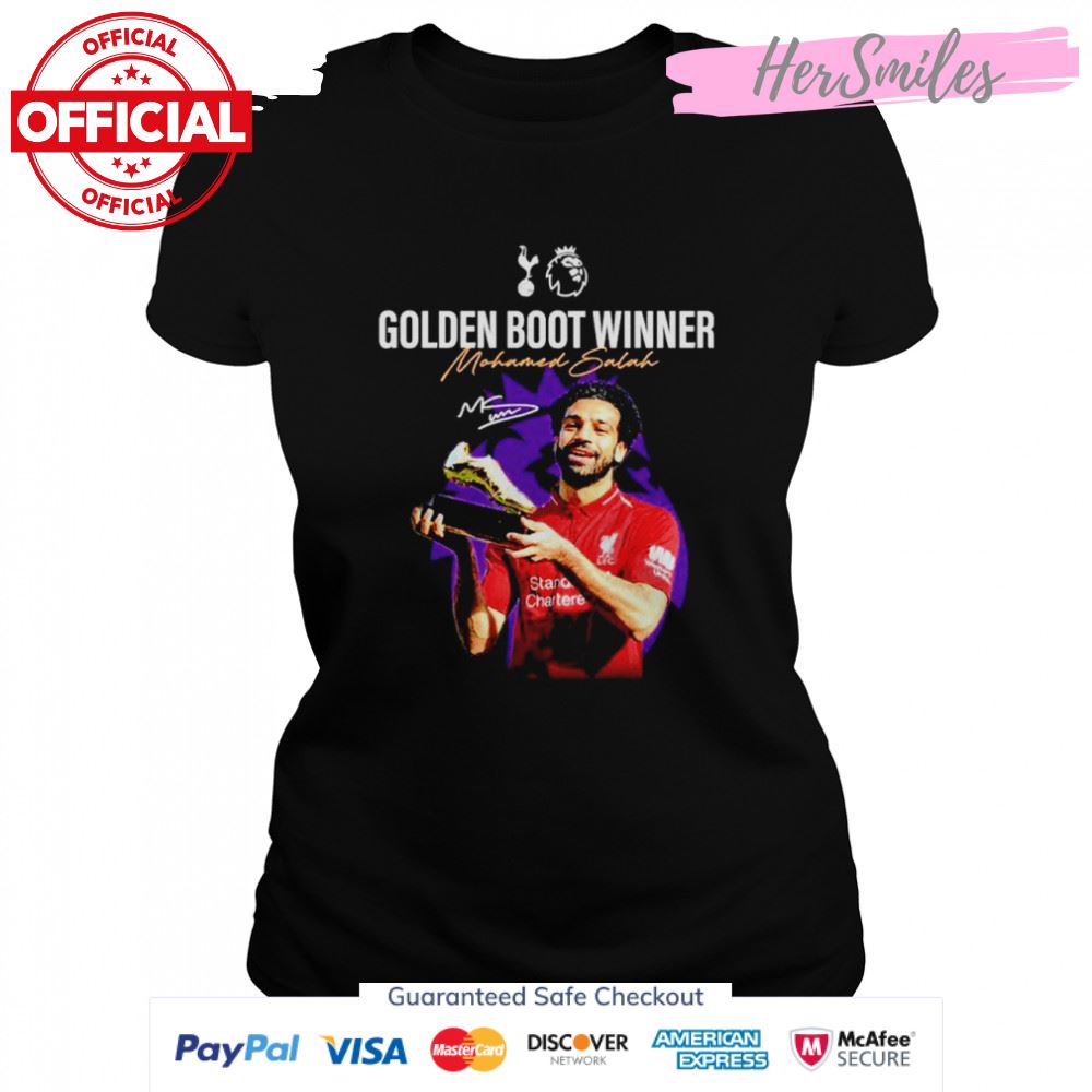 Golden Boot Winner Mohamed Salah signature shirt