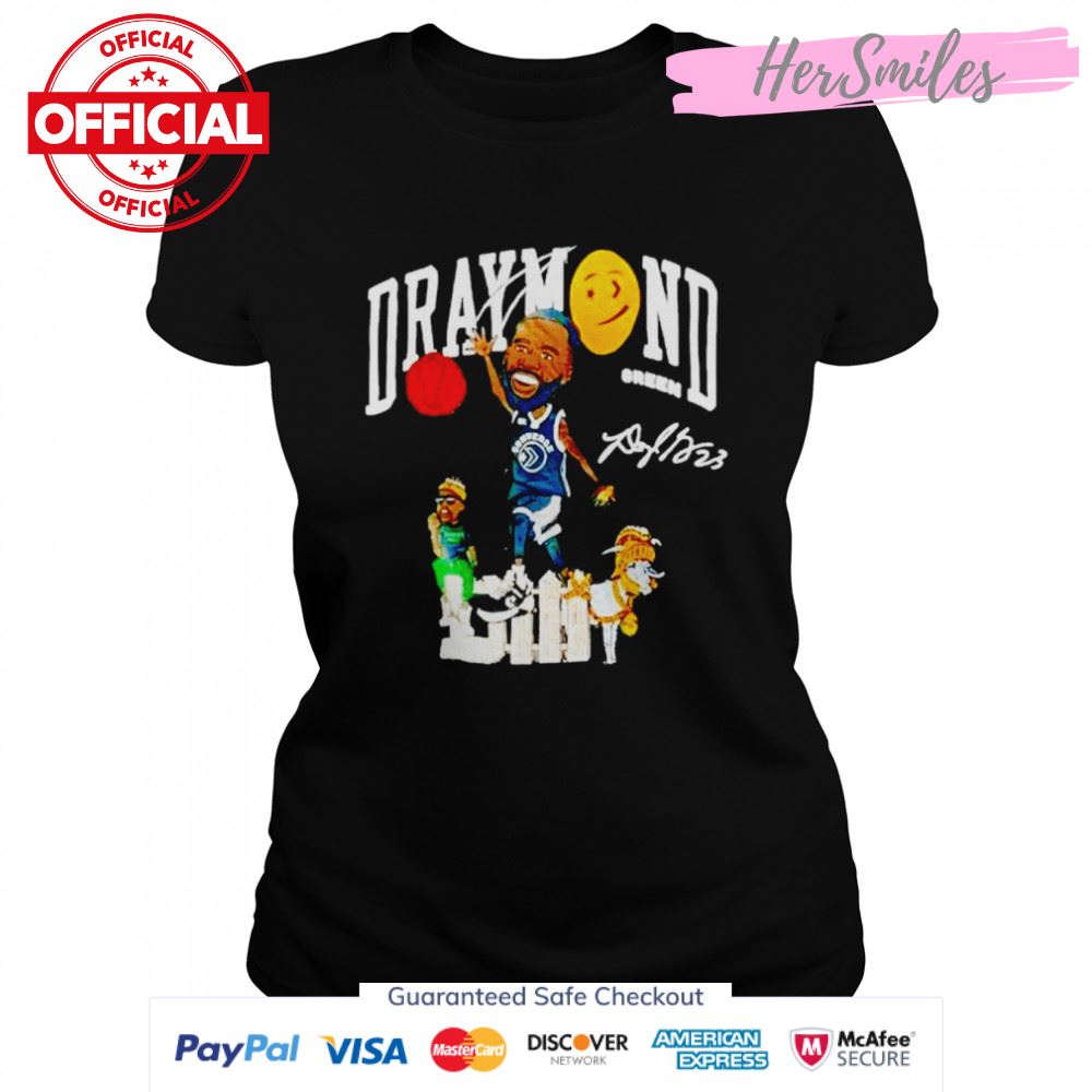 Golden State Warriors Draymond Green Cartoon signature shirt