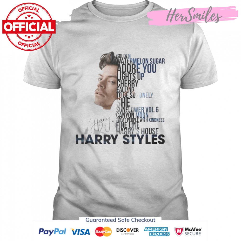 Golden Watermelon Sugar Adore You Lights Harry Styles Signature T-Shirt