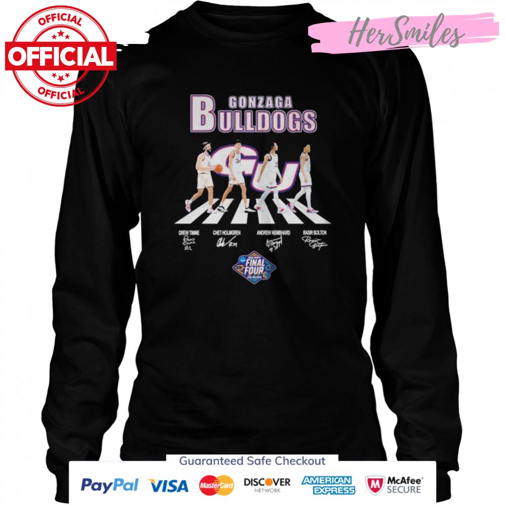 Gonzaga Bulldogs Abbey Road signatures 2022 shirt Gonzaga Bulldogs Abbey Road signatures 2022 shirt