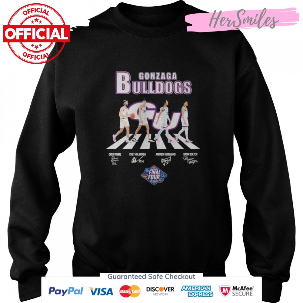 Gonzaga Bulldogs Abbey Road signatures 2022 shirt Gonzaga Bulldogs Abbey Road signatures 2022 shirt