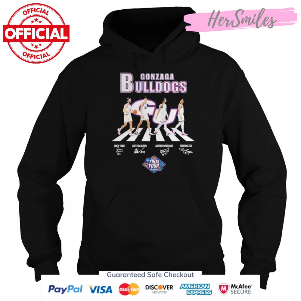 Gonzaga Bulldogs Abbey Road signatures 2022 shirt Gonzaga Bulldogs Abbey Road signatures 2022 shirt