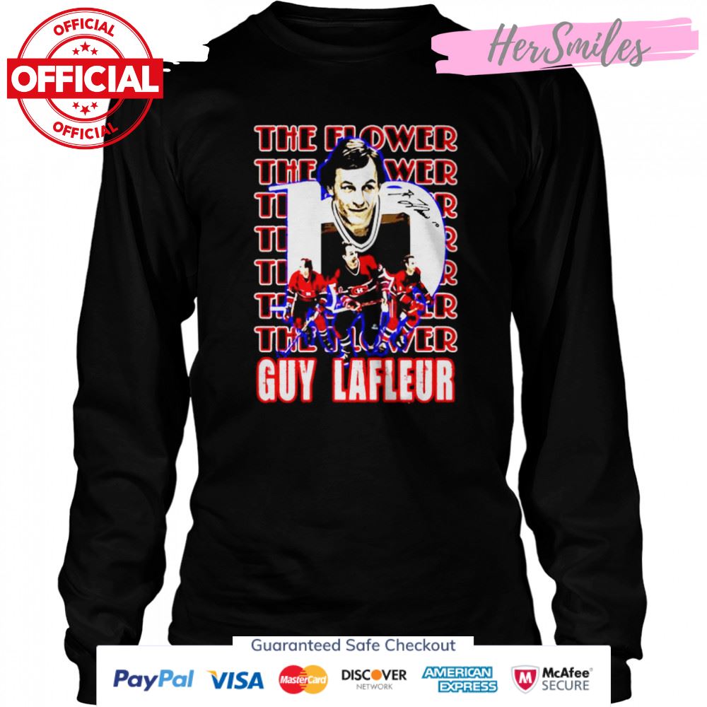 Guy Lafleur Hockey Player Le Démon Blond signature shirt Guy Lafleur Hockey Player Le Démon Blond signature shirt