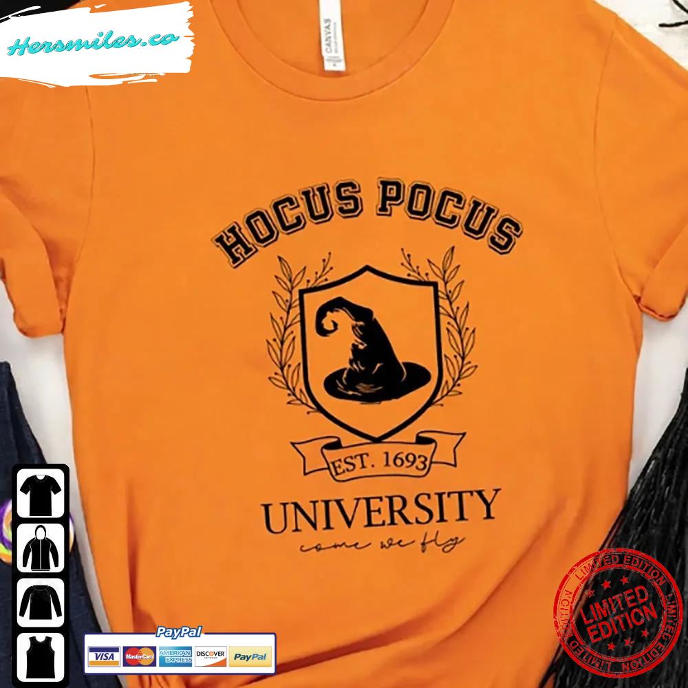 Halloween Hocus Pocus University Shirt Sanderson Sister T-Shirt