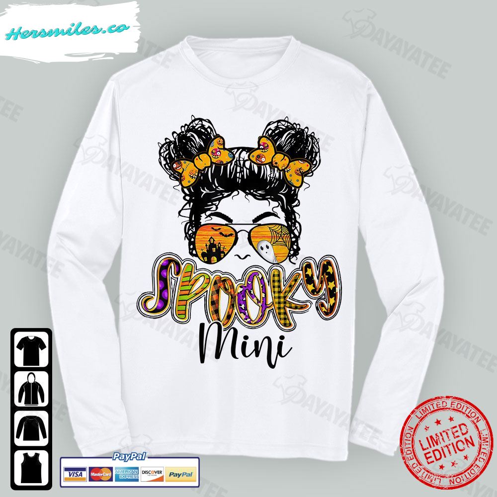 Halloween Spooky Mimi Shirt Messy Bun T-Shirt Halloween Spooky Mimi Shirt Messy Bun T-Shirt