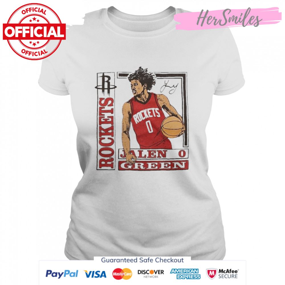 Houston Rockets Rookie Jalen Green Basketball signature shirt