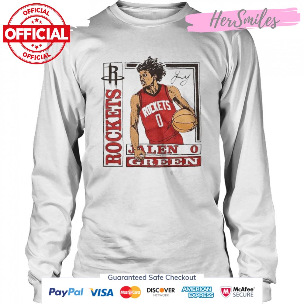Houston Rockets Rookie Jalen Green Basketball signature shirt