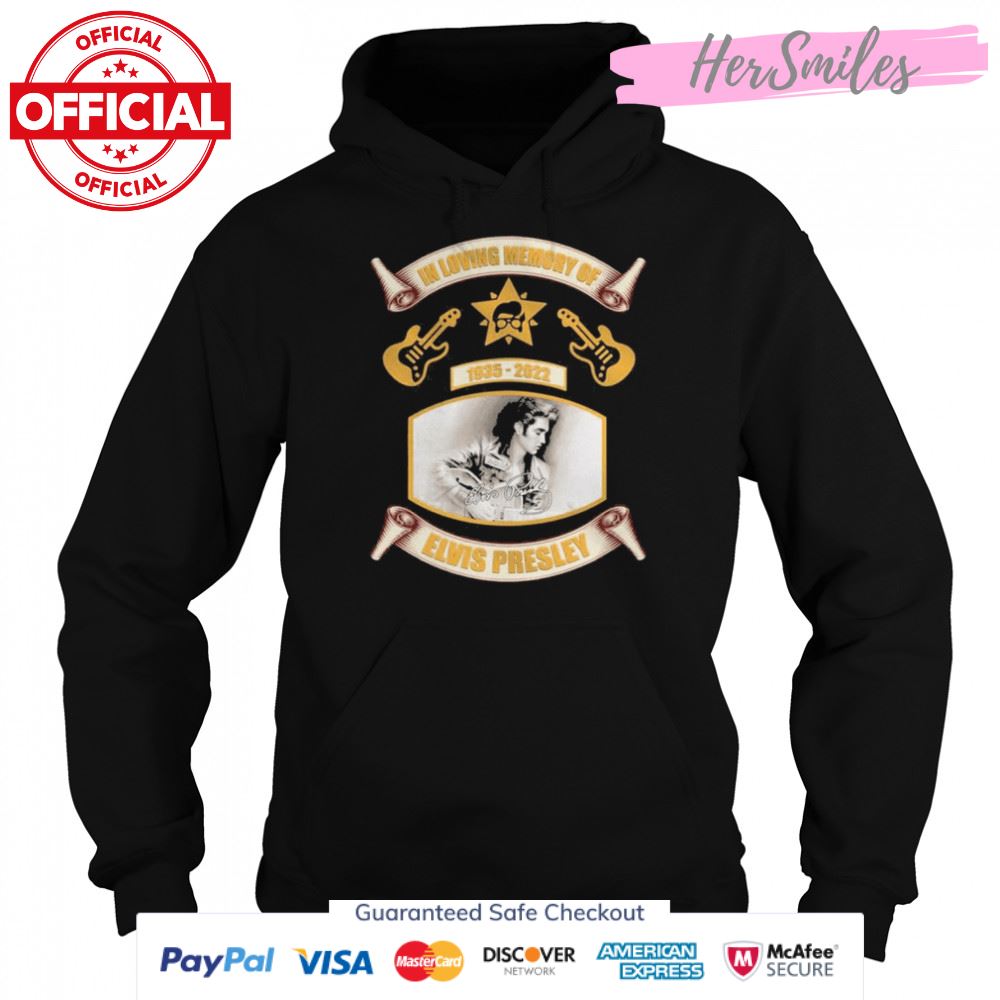 In Loving memory of 1935 2022 Elvis Presley signature shirt In Loving memory of 1935 2022 Elvis Presley signature shirt