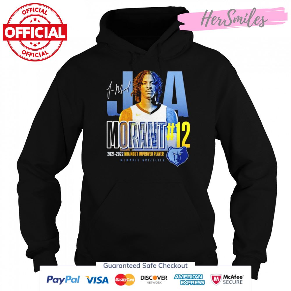 Ja Morant Memphis Grizzlies 2022 NBA Most Improved Player of the Year signature shirt Ja Morant Memphis Grizzlies 2022 NBA Most Improved Player of the Year signature shirt