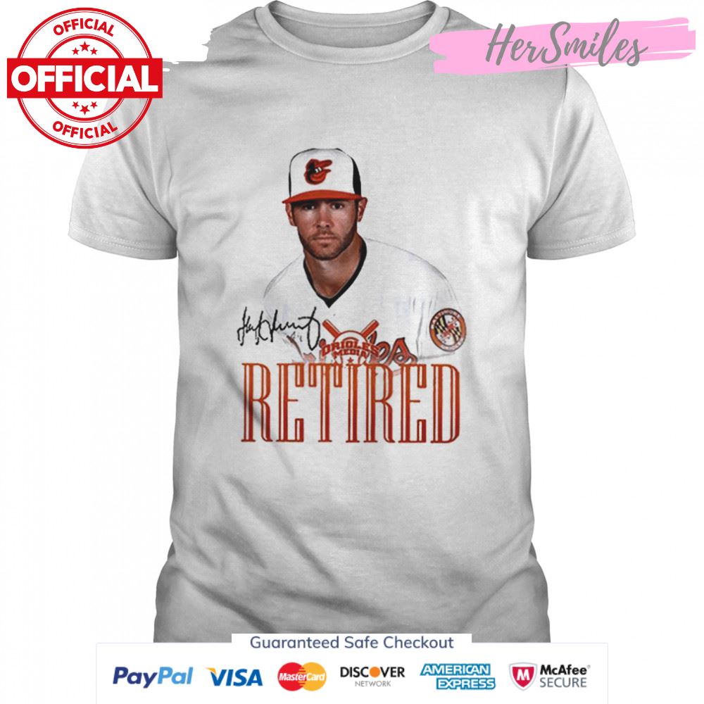 Jake Arrieta Retired Baseball MLB Signature T-Shirt