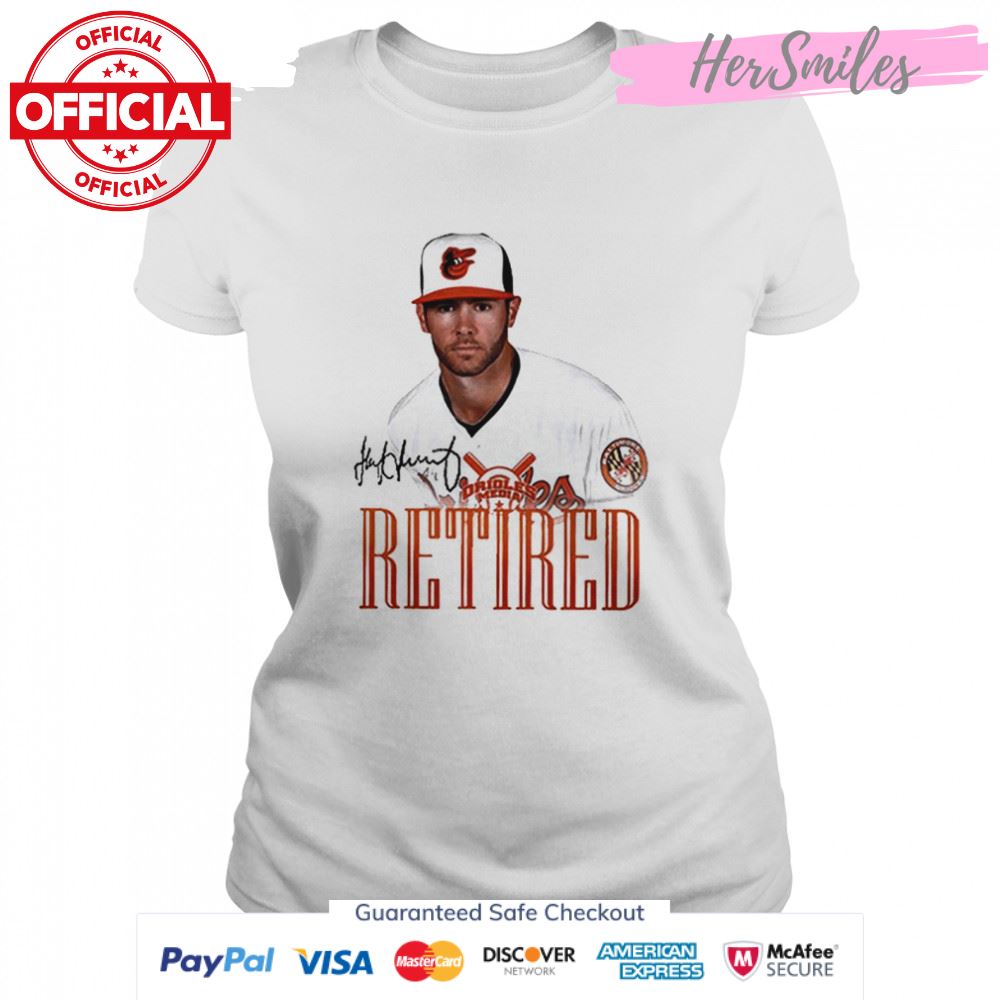 Jake Arrieta Retired Baseball MLB Signature T-Shirt