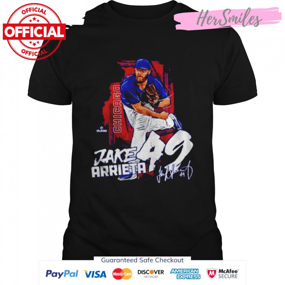 Jake Arrieta State Chicago Baseball Signatures Shirt