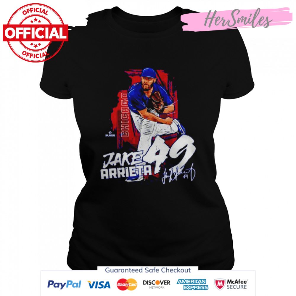 Jake Arrieta State Chicago Baseball Signatures Shirt