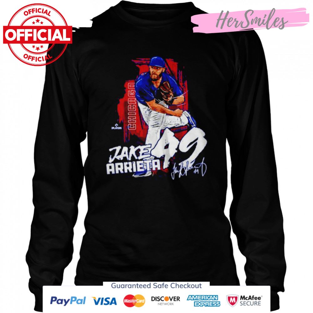 Jake Arrieta State Chicago Baseball Signatures Shirt Jake Arrieta State Chicago Baseball Signatures Shirt