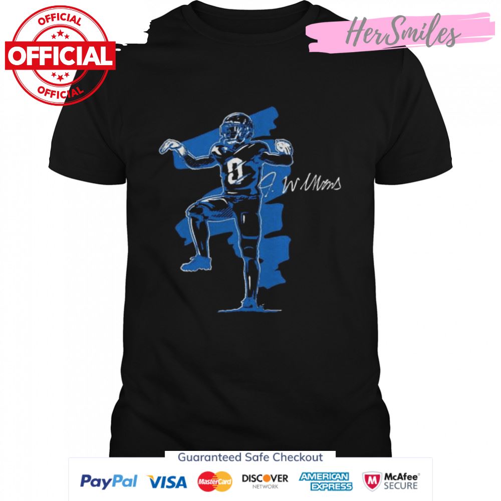 jameson Williams The Crane Detroit Lions signature shirt