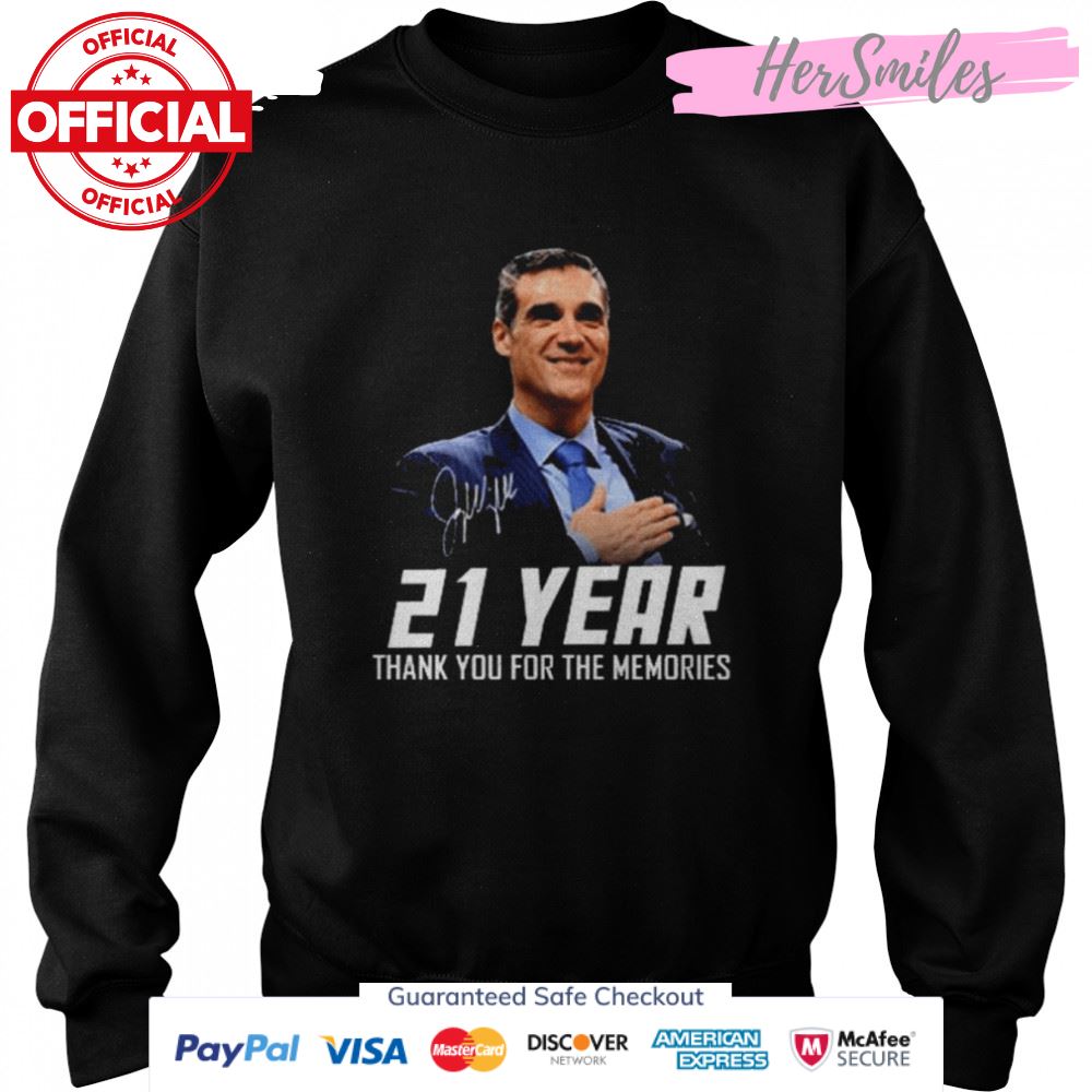 Jay wright retirement after 21 year career signature shirt Jay wright retirement after 21 year career signature shirt